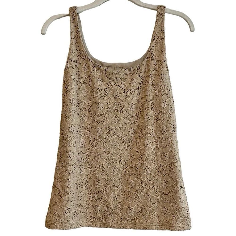 White House Black Market Women’s Lace Tank Small